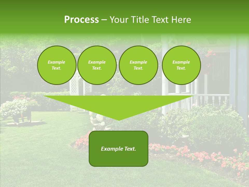 Garden Outside Planter PowerPoint Template