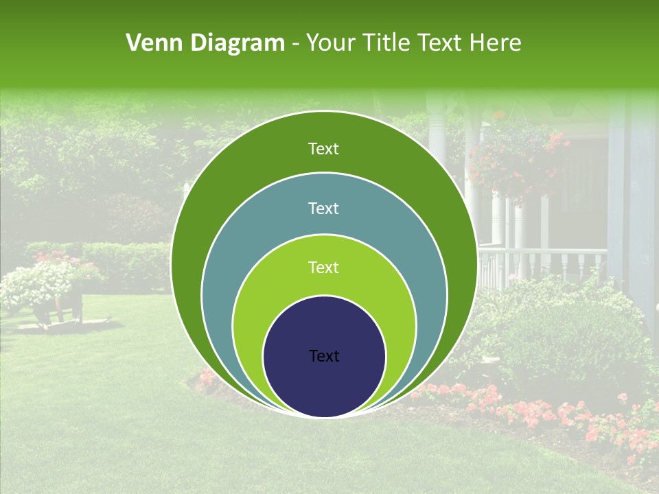 Garden Outside Planter PowerPoint Template