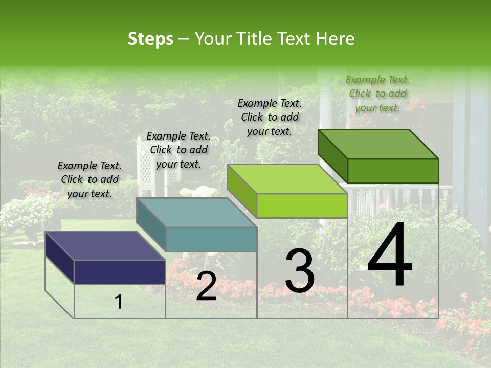 Garden Outside Planter PowerPoint Template