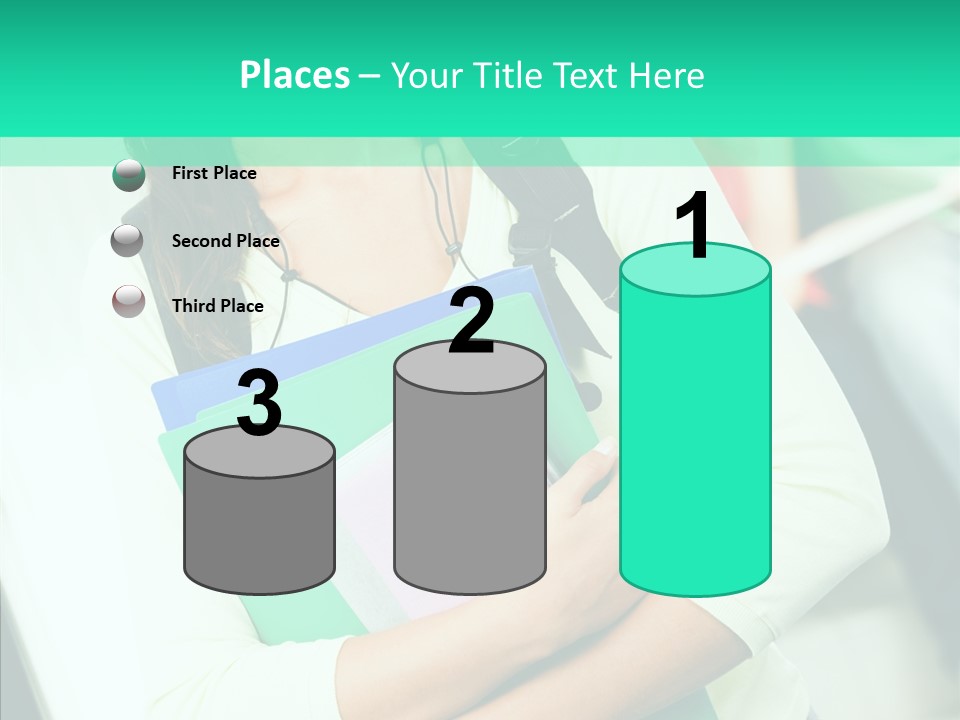 Guy Brunette Woman PowerPoint Template