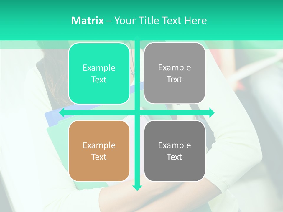 Guy Brunette Woman PowerPoint Template