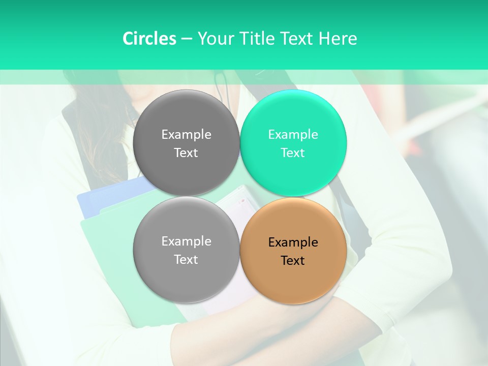 Guy Brunette Woman PowerPoint Template