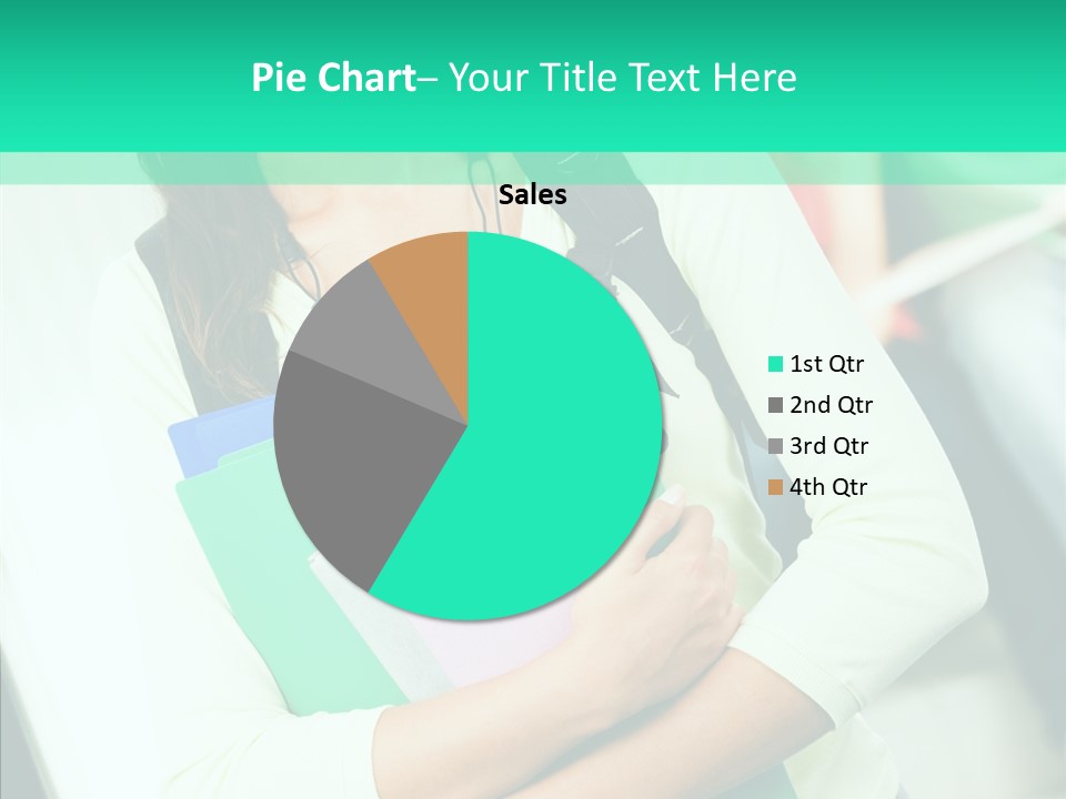 Guy Brunette Woman PowerPoint Template