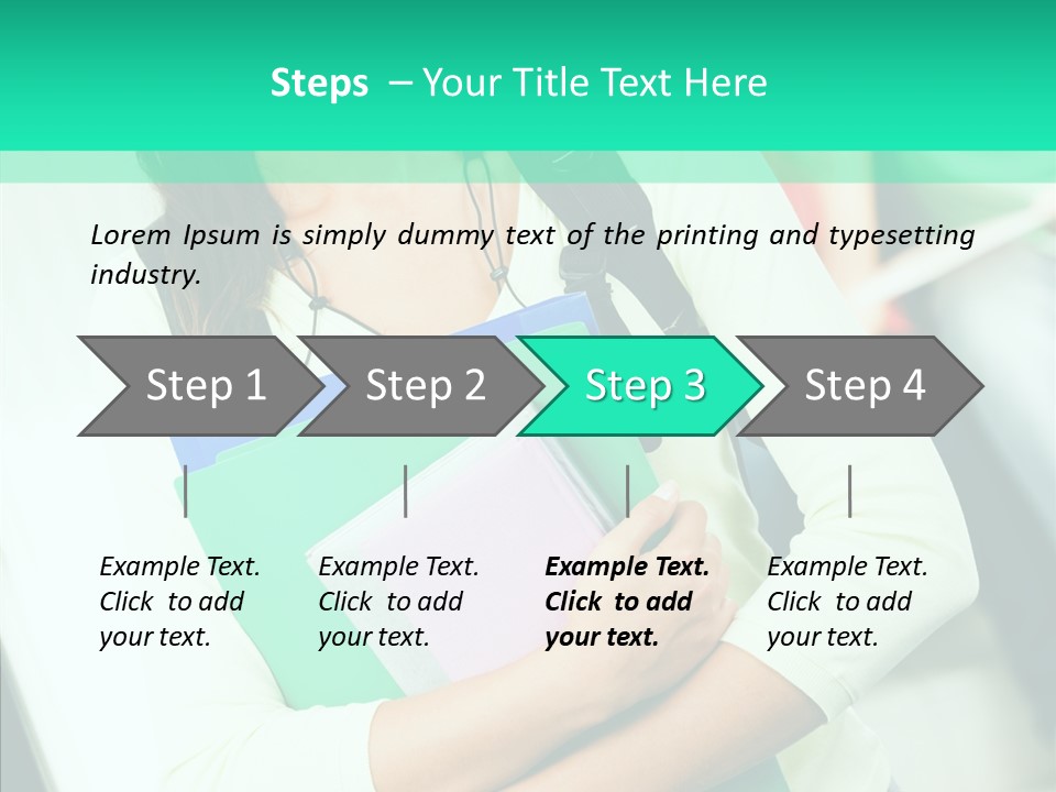 Guy Brunette Woman PowerPoint Template