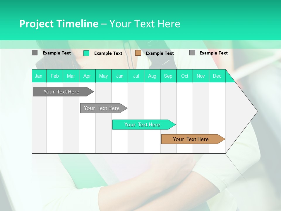 Guy Brunette Woman PowerPoint Template