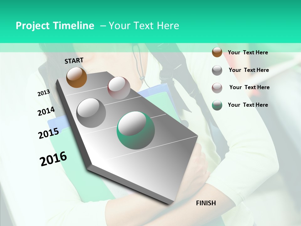 Guy Brunette Woman PowerPoint Template