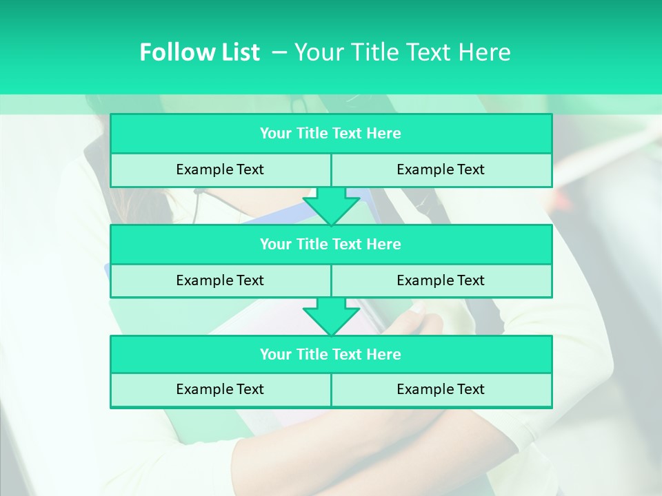 Guy Brunette Woman PowerPoint Template