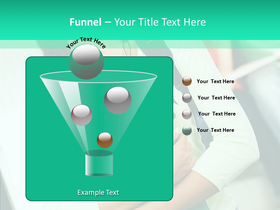 Guy Brunette Woman PowerPoint Template