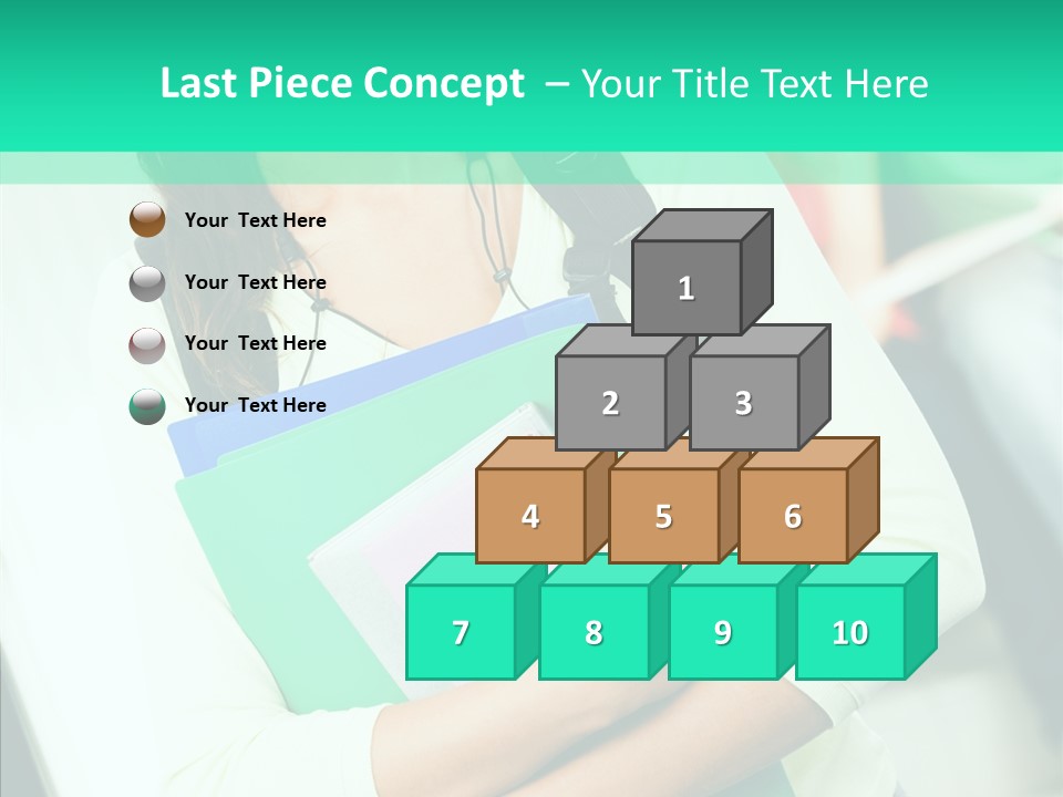 Guy Brunette Woman PowerPoint Template