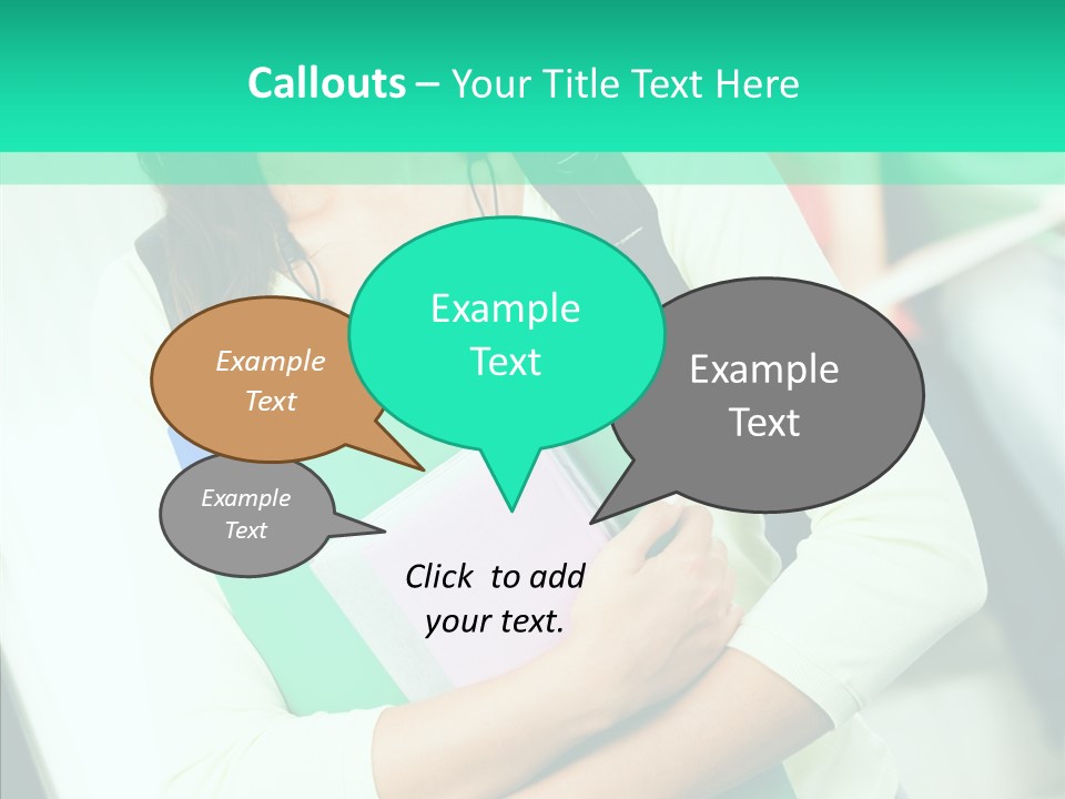 Guy Brunette Woman PowerPoint Template