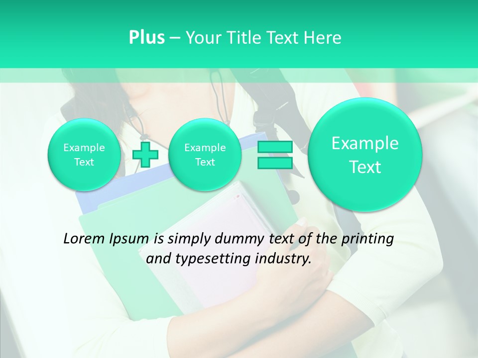 Guy Brunette Woman PowerPoint Template