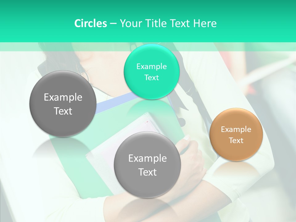 Guy Brunette Woman PowerPoint Template