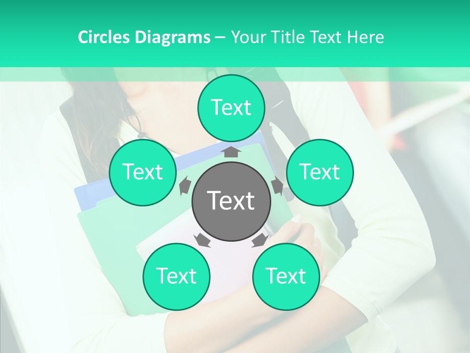 Guy Brunette Woman PowerPoint Template