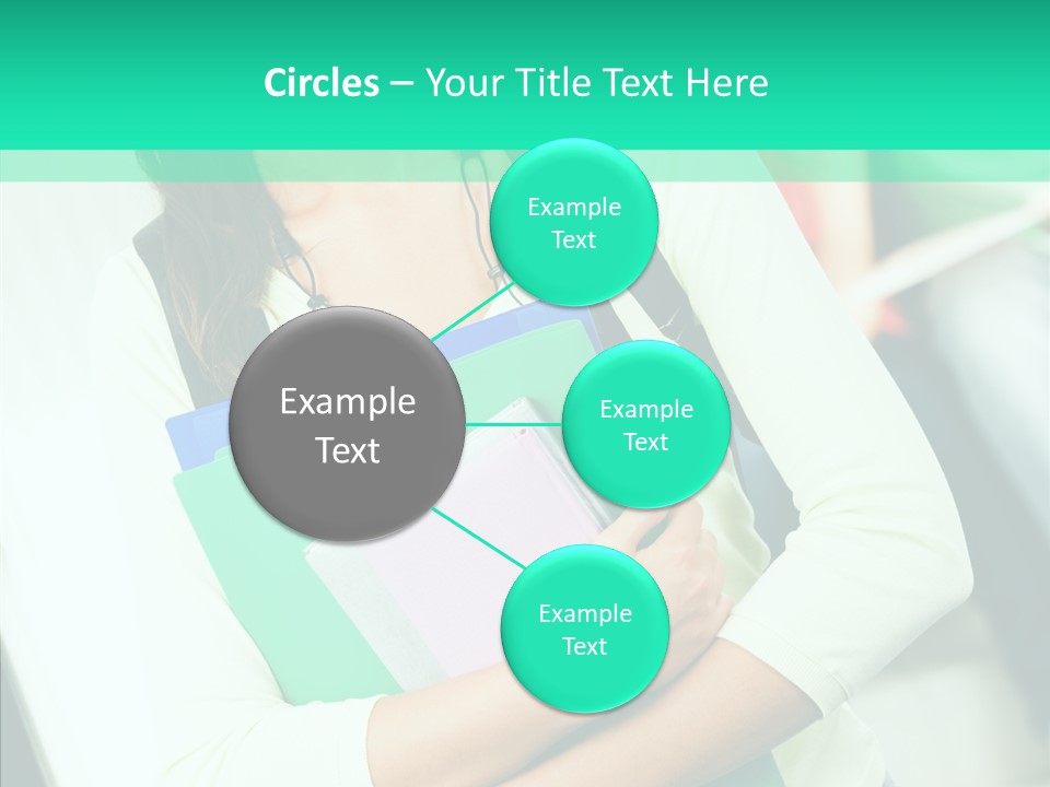 Guy Brunette Woman PowerPoint Template