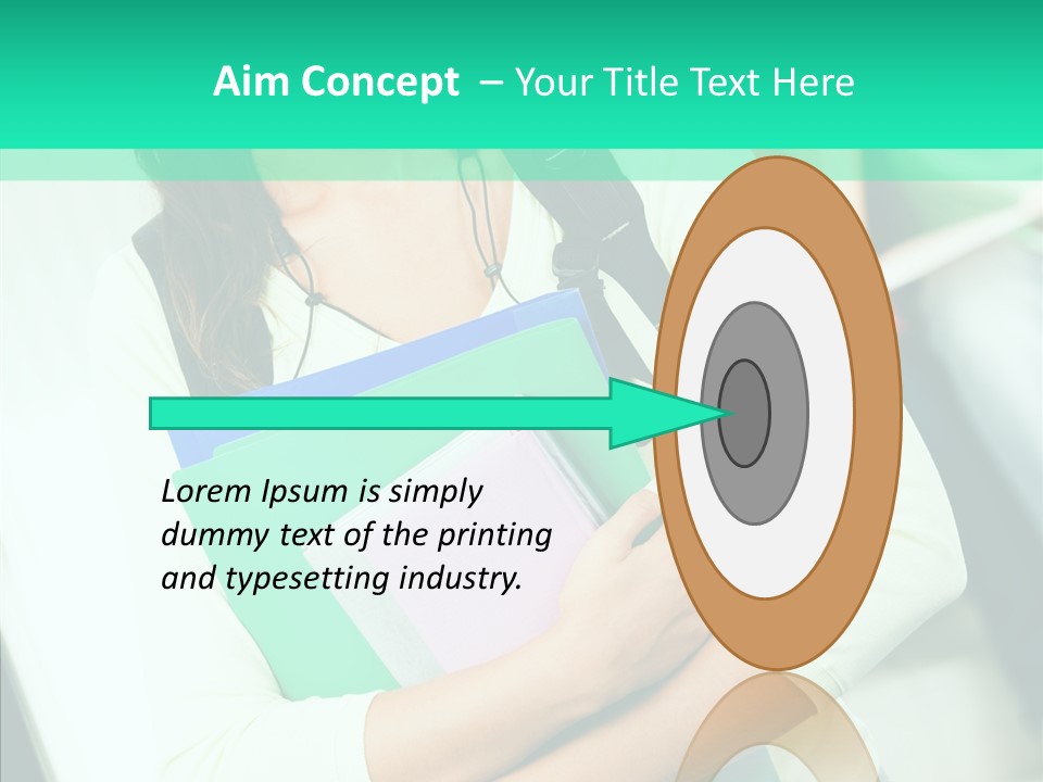 Guy Brunette Woman PowerPoint Template