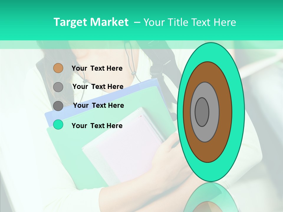 Guy Brunette Woman PowerPoint Template