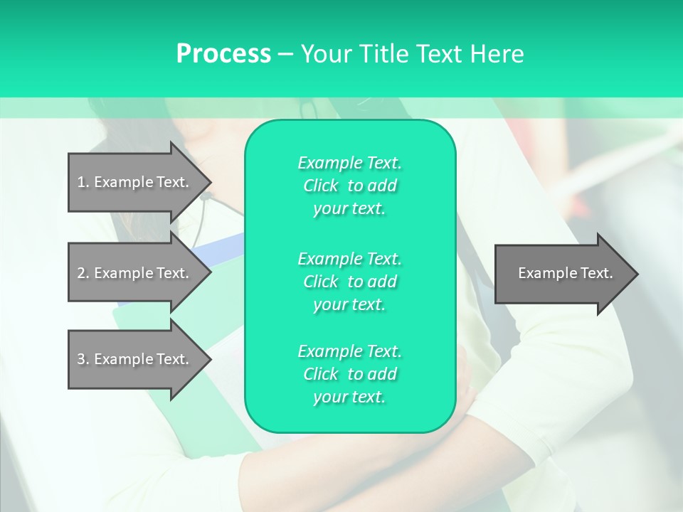 Guy Brunette Woman PowerPoint Template