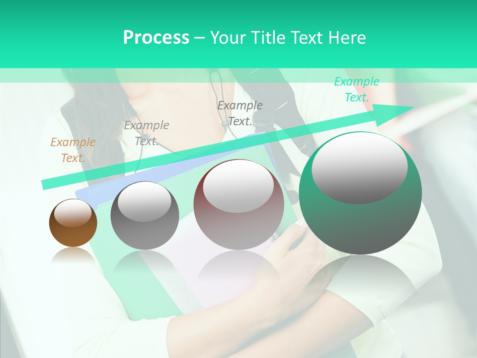 Guy Brunette Woman PowerPoint Template