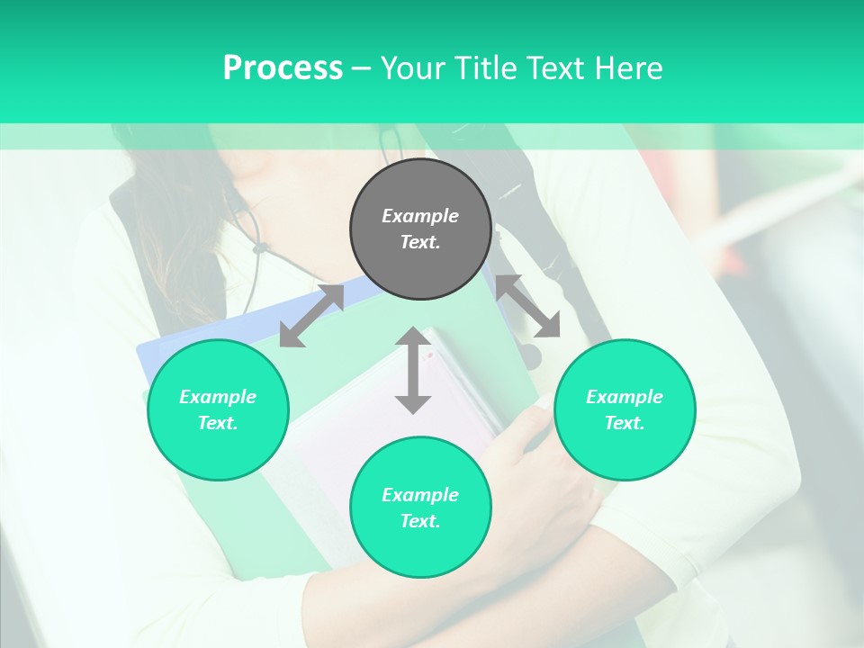 Guy Brunette Woman PowerPoint Template