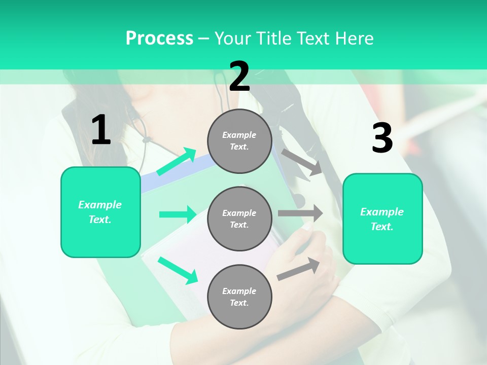 Guy Brunette Woman PowerPoint Template