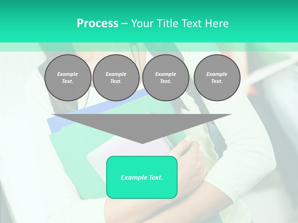 Guy Brunette Woman PowerPoint Template