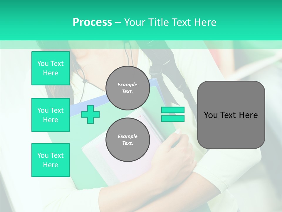 Guy Brunette Woman PowerPoint Template