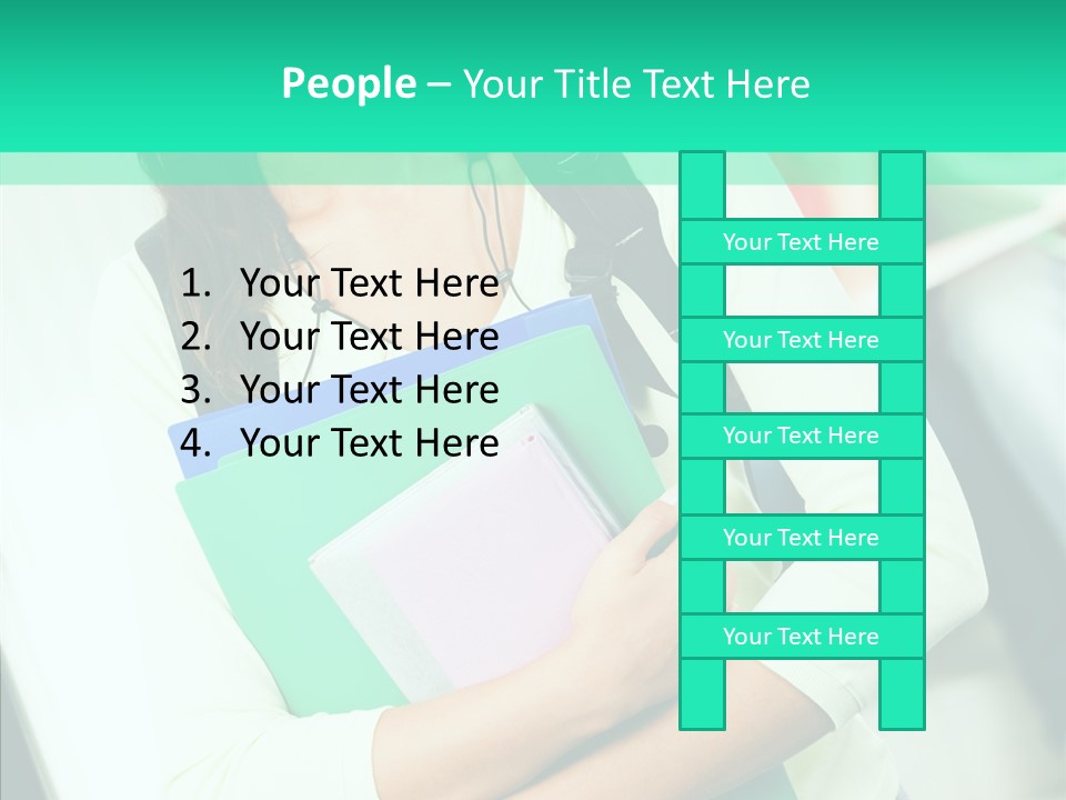 Guy Brunette Woman PowerPoint Template