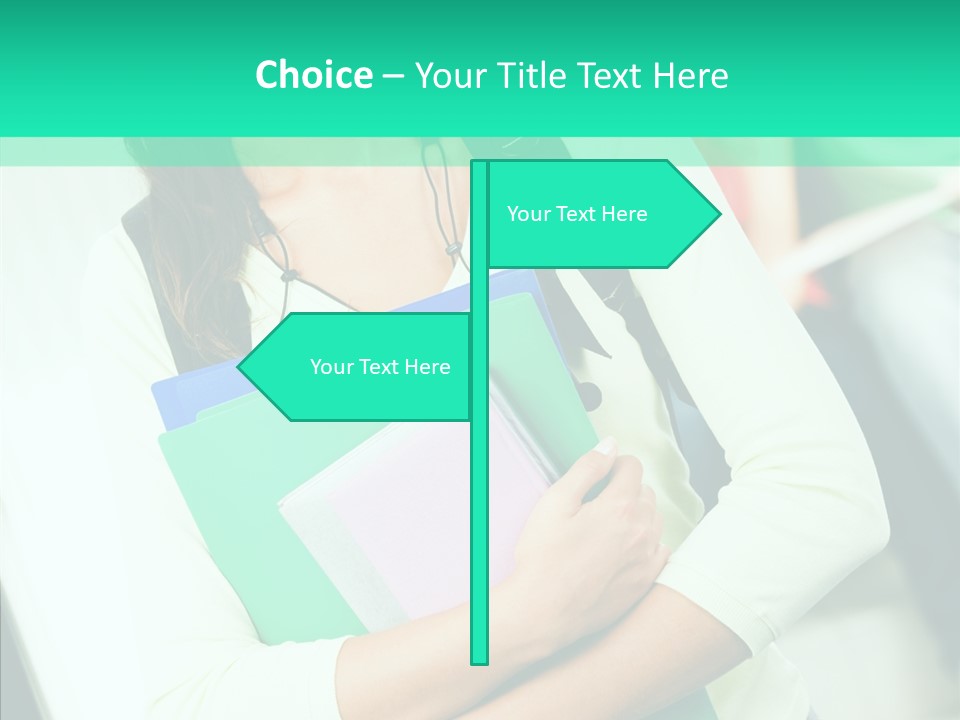 Guy Brunette Woman PowerPoint Template