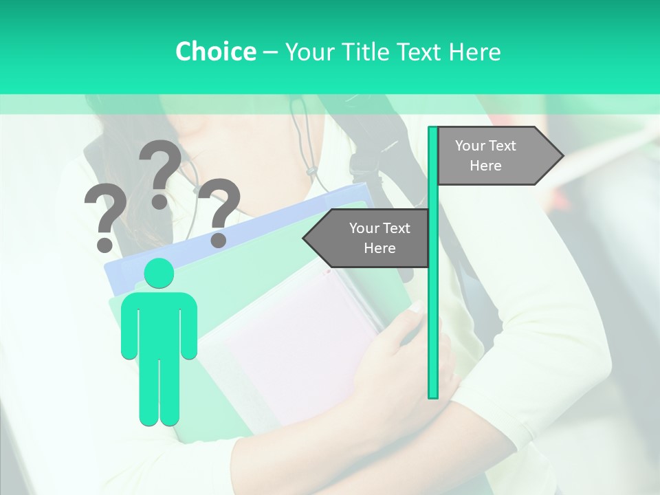 Guy Brunette Woman PowerPoint Template