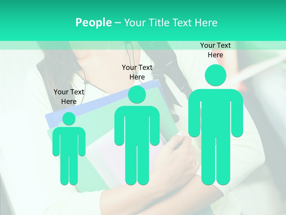 Guy Brunette Woman PowerPoint Template