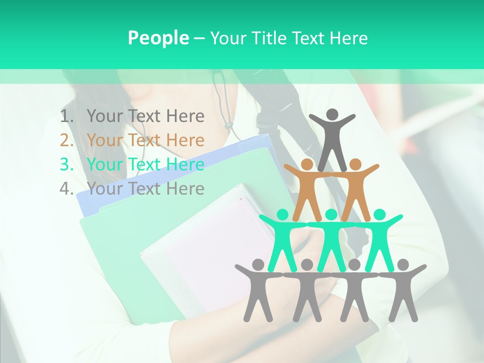 Guy Brunette Woman PowerPoint Template