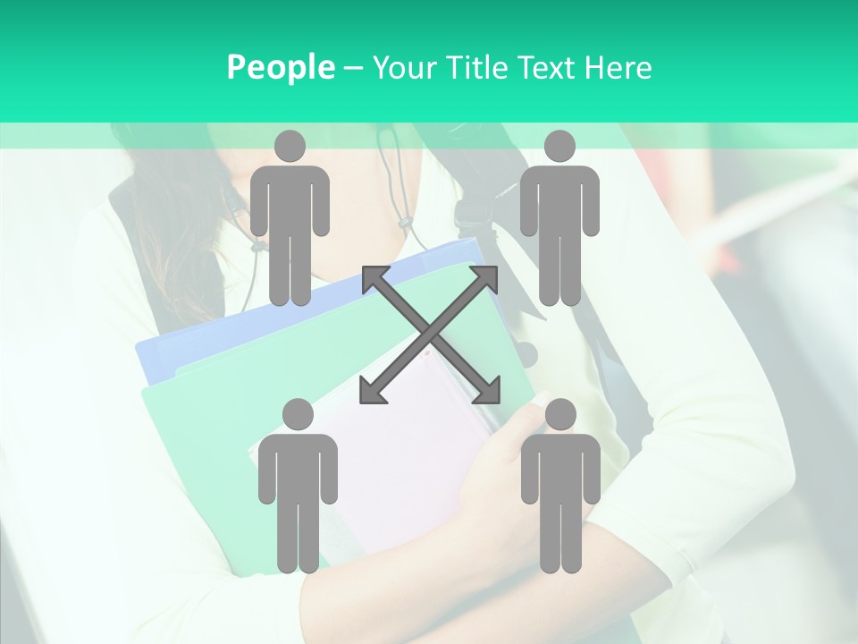 Guy Brunette Woman PowerPoint Template