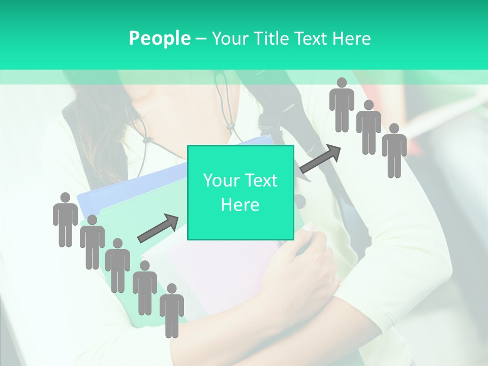 Guy Brunette Woman PowerPoint Template