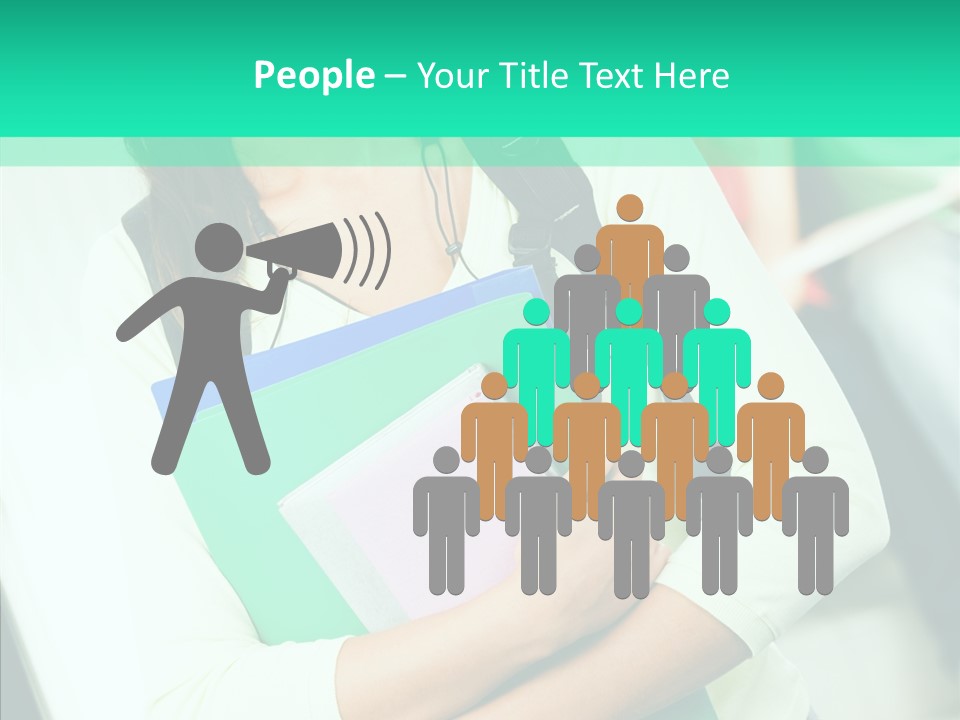 Guy Brunette Woman PowerPoint Template