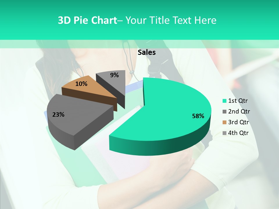 Guy Brunette Woman PowerPoint Template