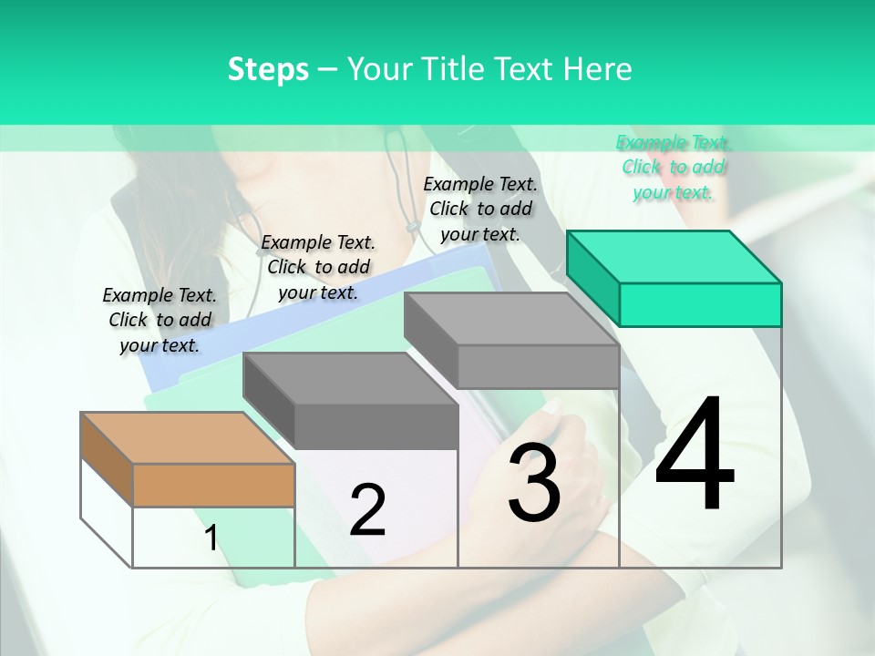 Guy Brunette Woman PowerPoint Template