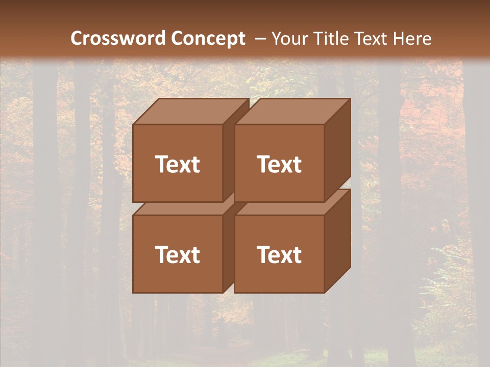 Hiking Peaceful October PowerPoint Template