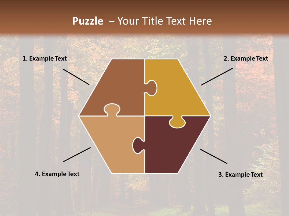 Hiking Peaceful October PowerPoint Template