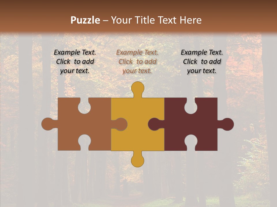 Hiking Peaceful October PowerPoint Template