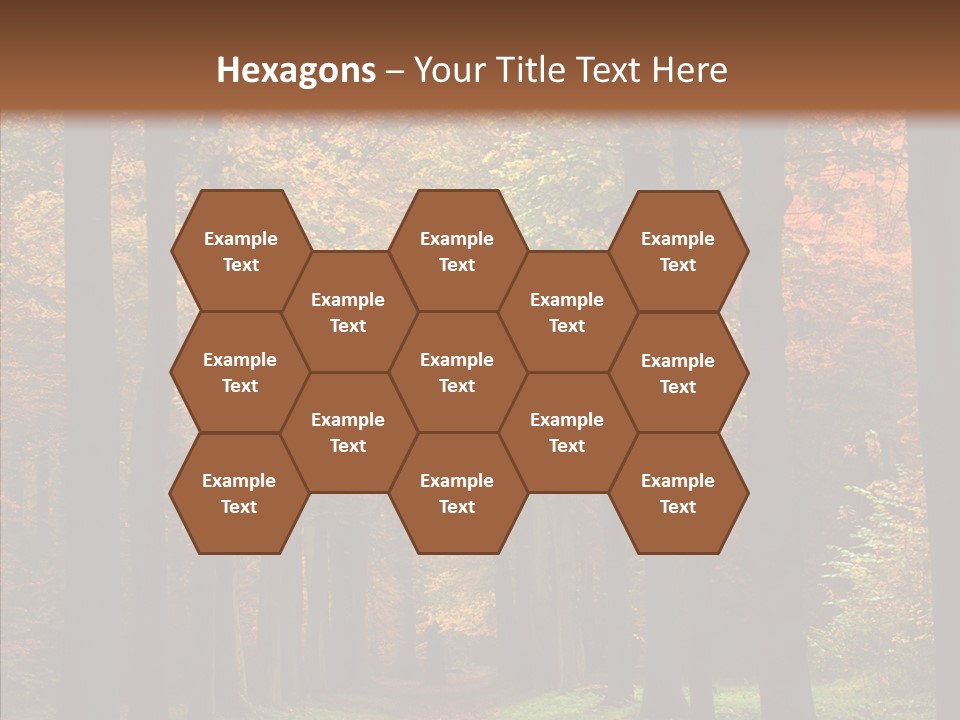 Hiking Peaceful October PowerPoint Template