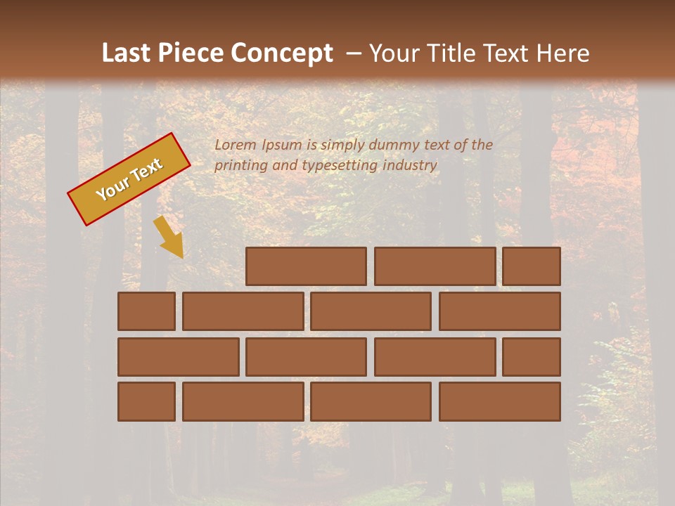 Hiking Peaceful October PowerPoint Template