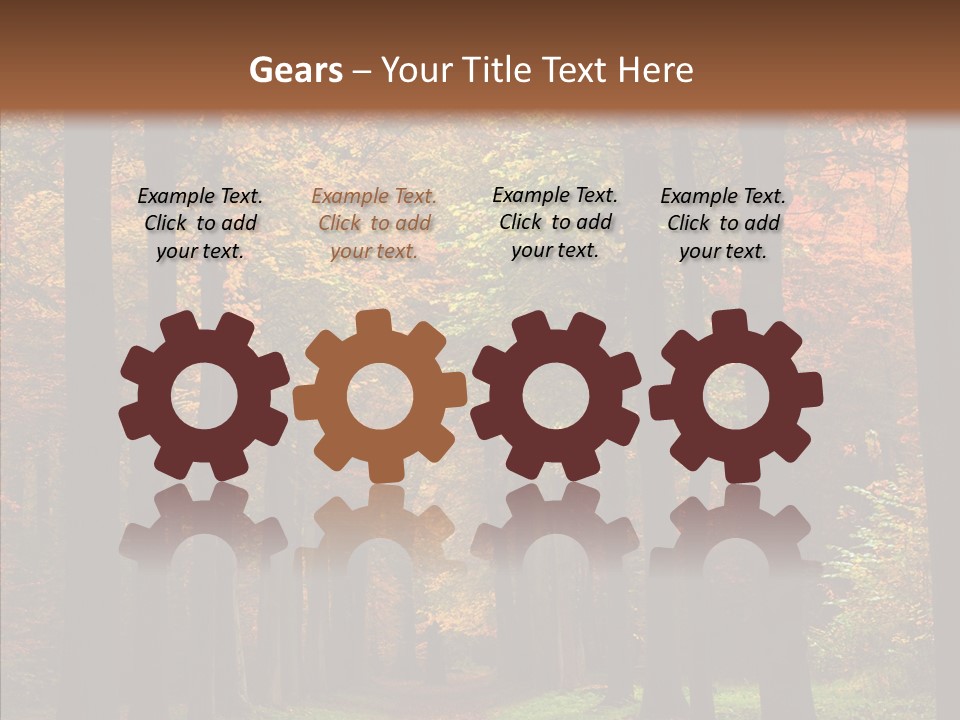 Hiking Peaceful October PowerPoint Template