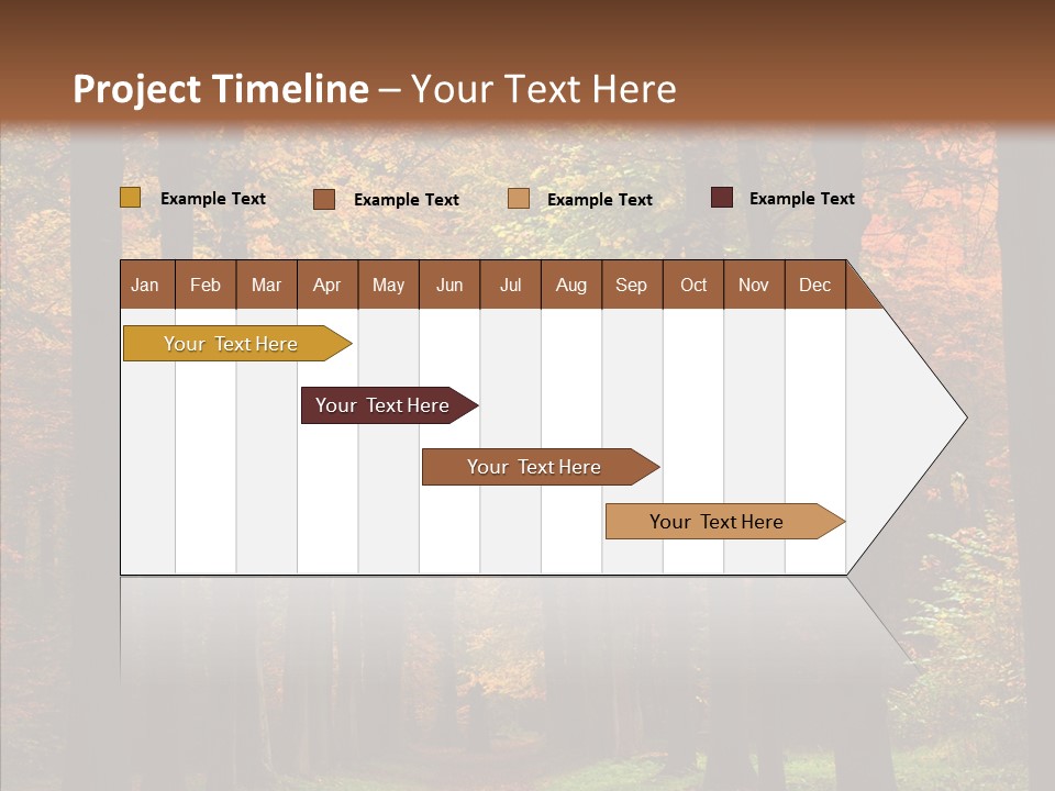 Hiking Peaceful October PowerPoint Template