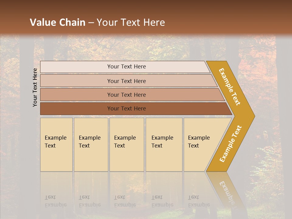 Hiking Peaceful October PowerPoint Template