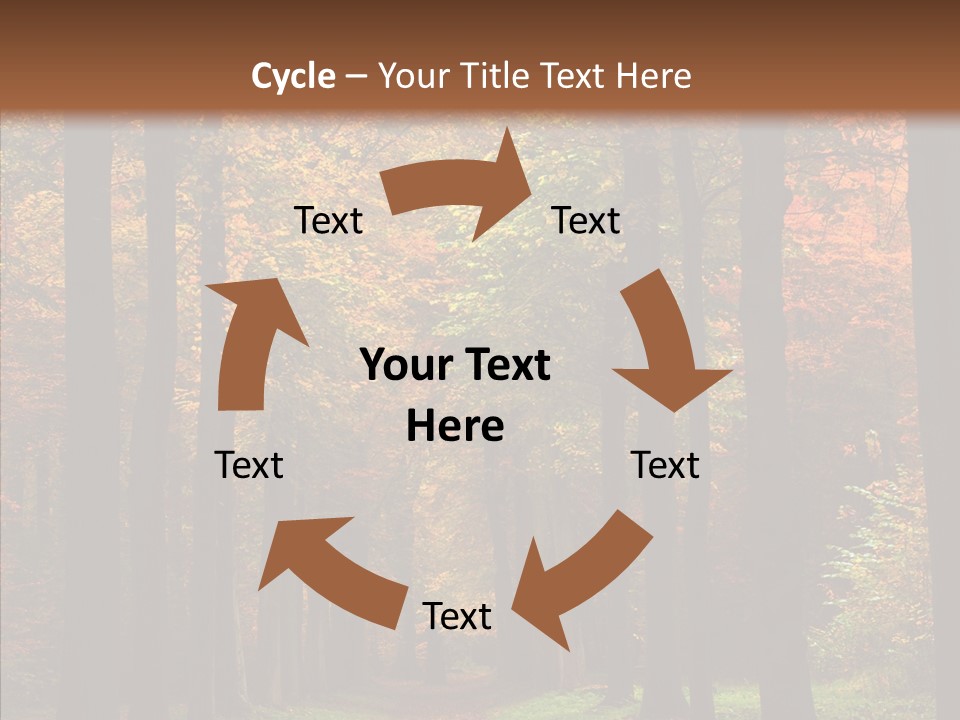 Hiking Peaceful October PowerPoint Template