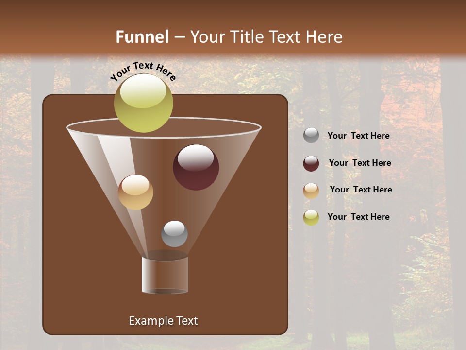 Hiking Peaceful October PowerPoint Template