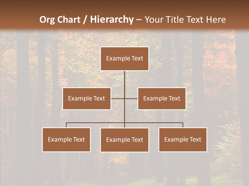 Hiking Peaceful October PowerPoint Template