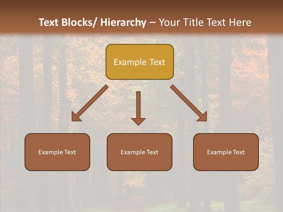 Hiking Peaceful October PowerPoint Template