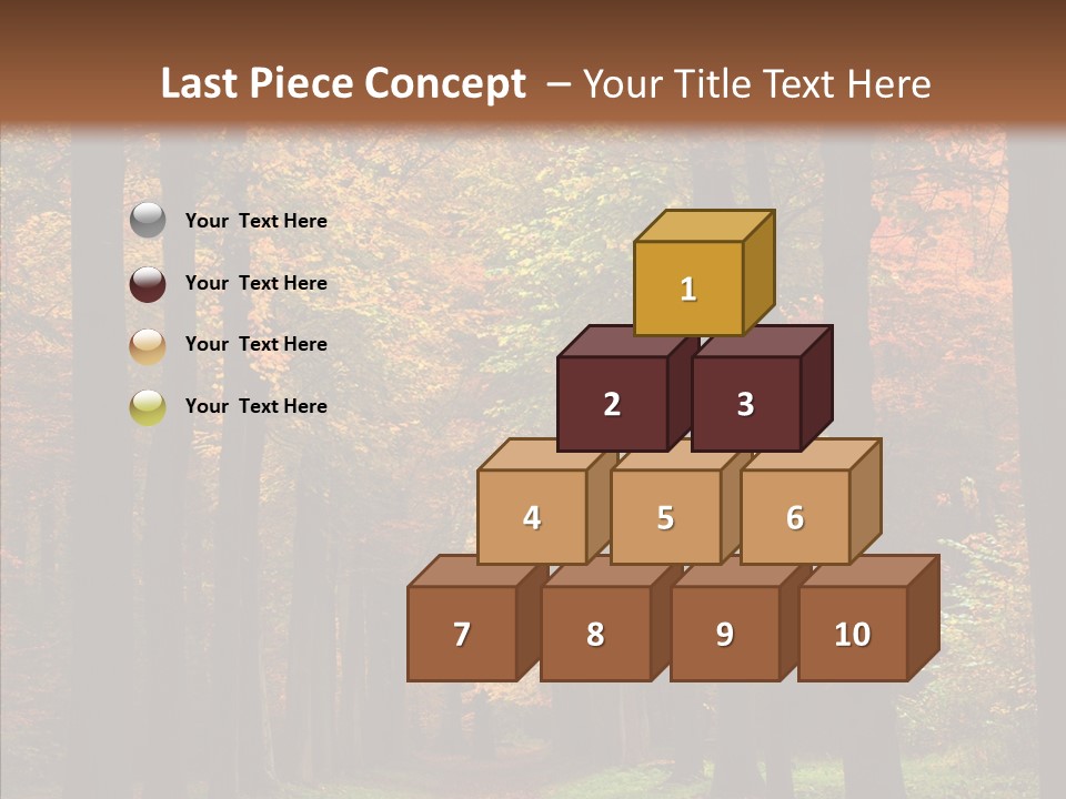 Hiking Peaceful October PowerPoint Template