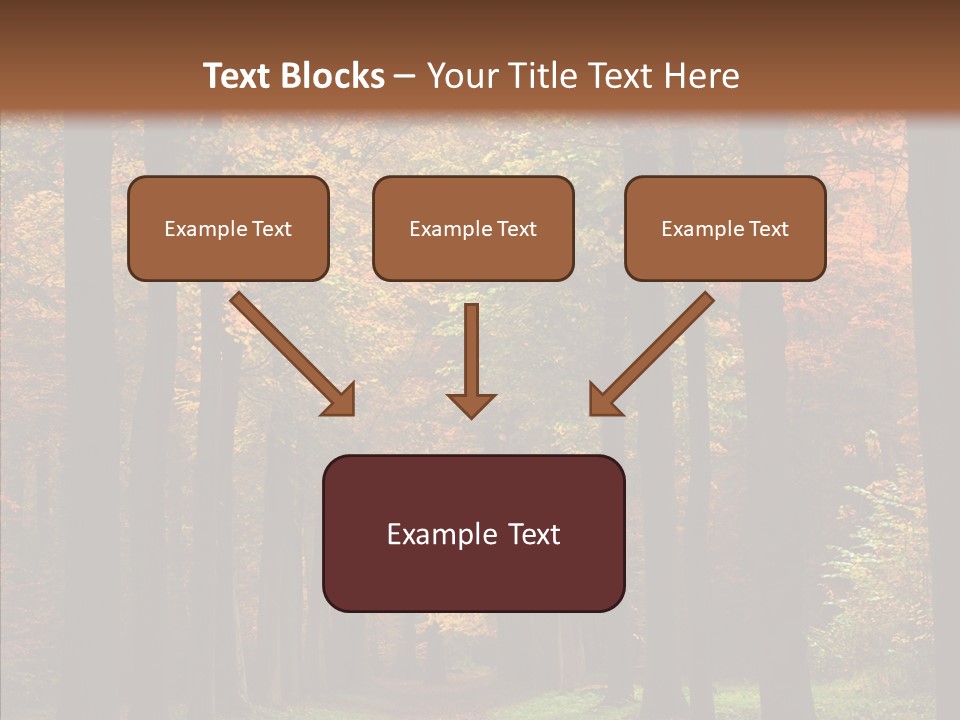 Hiking Peaceful October PowerPoint Template